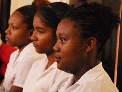 Students of the Mason Hall Secondary School were in the packed public gallery for the debate on Thursday. Photo courtesy THA.