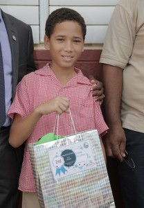 Shane Telesford, of St Nicholas Private Primary School, who ranked second among Tobago's SEA students.